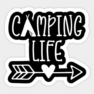 Camping Life Sticker